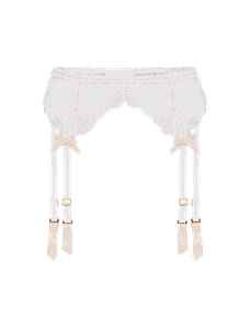 Petunia Suspender White | Agent Provocateur