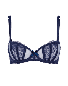 Rozlyn Balconette Bra Navy | Agent Provocateur