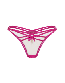 Rubi Full Brief Magenta/Sand | Agent Provocateur