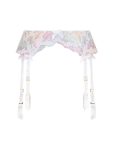 Sparkle Suspender White | Agent Provocateur