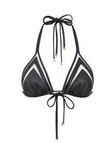 Tora Bikini Top Black/Sand | Agent Provocateur