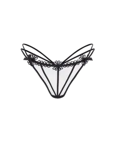 Coletta Thong Black/Sand | Agent Provocateur
