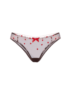 Dawne Full Brief Chestnut/Pink/Red | Agent Provocateur