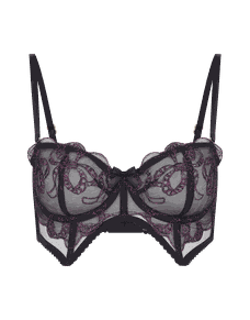 Louella Bustier Black/Pink | Agent Provocateur