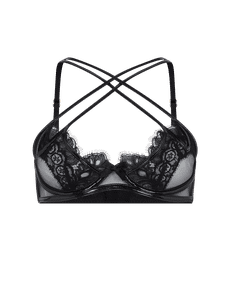 Ariella Plunge Underwired Bra Black | Agent Provocateur