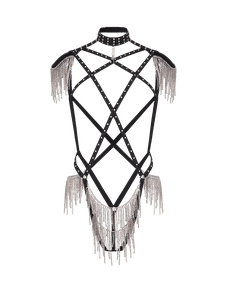 Deimante Playsuit Black/Aurora Borealis | Agent Provocateur