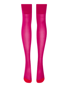 Lea Stockings Fuchsia/Red | Agent Provocateur