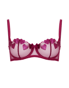 Liliya Balconette Underwired Bra Magenta | Agent Provocateur