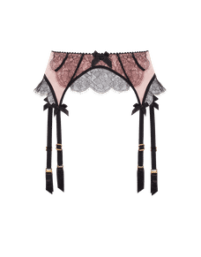 Sammi Suspender Nude/Black | Agent Provocateur