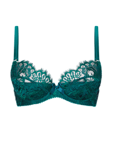 Solanna Plunge Underwired Bra Solanna Green | Agent Provocateur