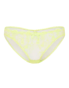 Jayce Full Brief Neon Lemon/Sand | Agent Provocateur