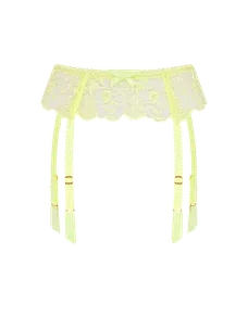 Jayce Suspender Neon Lemon/Sand | Agent Provocateur