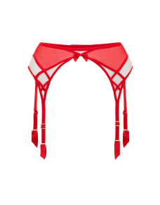 Cherise Suspender Red/Sand | Agent Provocateur