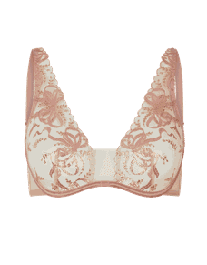 Svanna Plunge Underwired Bra Sand | Agent Provocateur