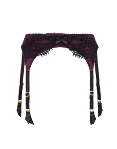 Madylin Suspender Plum | Agent Provocateur