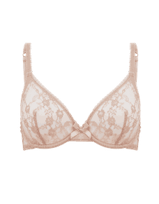 Laily Plunge Underwired Bra Praline | Agent Provocateur