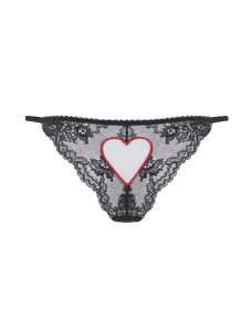 ETTIE LACE FULL BRIEF Black | Agent Provocateur