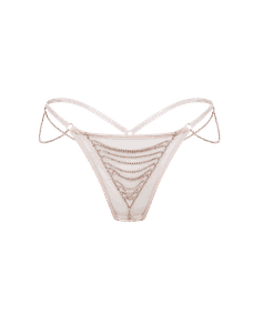 Jasmira Detachable Chain Thong Pink | Agent Provocateur