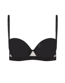 Lucky Strapless Underwired Bra Black | Agent Provocateur