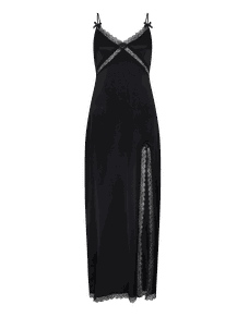 Gisele Long Slip Black | Agent Provocateur