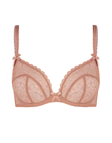Aliza Plunge Underwired Bra Praline | Agent Provocateur