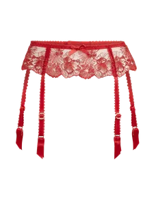 Astria Suspender Metallic Red | Agent Provocateur