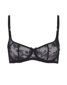 Sachaa Balconette Underwired Bra Black | Agent Provocateur