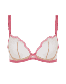 Kay Plunge Underwired Bra Pink | Agent Provocateur