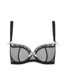 Claira Plunge Underwired Bra Black | Agent Provocateur