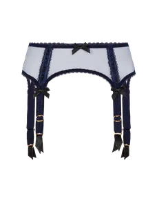 Claira Suspender Navy/Black | Agent Provocateur