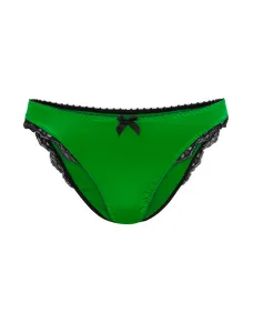 Sloane Full Brief Green/Black | Agent Provocateur