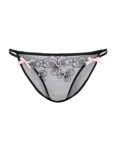 Anie Full Brief Black/Baby Pink | Agent Provocateur