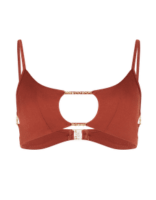 Christiana Bikini Top Brown | Agent Provocateur