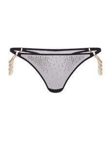 Solar Thong Black/Crystal | Agent Provocateur