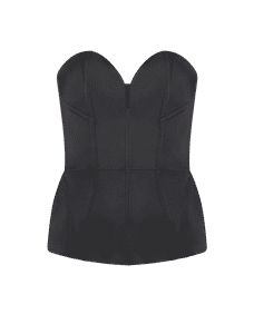 Gena Satin Corset Black Gena Satin | Agent Provocateur