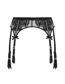 Caitriona Suspender Black/Iridescent | Agent Provocateur