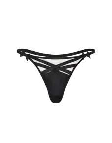 Briella Thong Black/Sand | Agent Provocateur