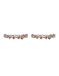 Zaylee Cuffs Iridescent/Rose Gold | Agent Provocateur