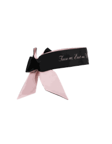 Tease Me Eyemask Black/Baby Pink | Agent Provocateur