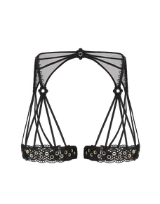 Doretta Suspender Black | Agent Provocateur