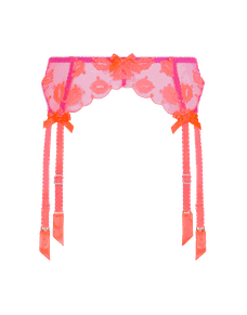 Ottiliee Suspender Magenta/Neon Orange | Agent Provocateur