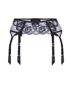 Winnette Suspender Black/Blue | Agent Provocateur