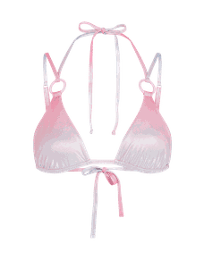 Starlie Bikini Top Pink/Blue | Agent Provocateur
