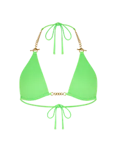 Antronella Bikini Top  Neon Green/Gold | Agent Provocateur