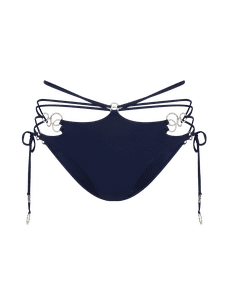 Davine Bikini Bottom Navy/Silver | Agent Provocateur