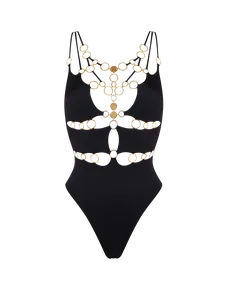 Davine Swimsuit Black | Agent Provocateur