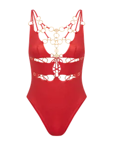 Davine Swimsuit Red | Agent Provocateur