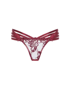 Dioni Thong Burgundy | Agent Provocateur