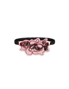 Lindie Garter Fuchsia/Black | Agent Provocateur