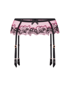 Lindie Suspender  Fuchsia/Black | Agent Provocateur